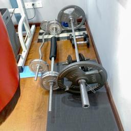 Barras de haltere reto e curvo padrão, elevador de peso, barra de treinamento, ginásio e casa, equipamentos de ginástica, 25mm, 1,2 m, 1,5 m - Image 5