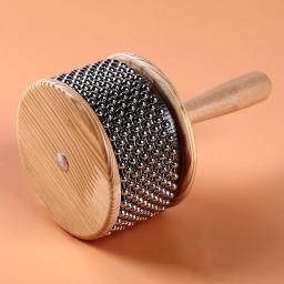 Mini instrumento de percussão educacional precoce para crianças, brinquedo musical, chocalho do bebê, brinquedos de mão, kabassa, novo - Image 1