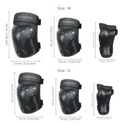 WOSAWE-Conjunto de Engrenagens de Proteção Multi-Esportiva para Crianças, Cotovelo, Almofadas de Pulso, Exterior, Patinação, Ciclismo, Skate, Scooter, Juventude - Image 5