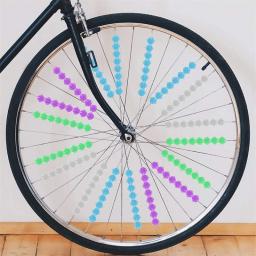 Luminosa Bicicleta Roda Raio 1 Pacote Plástico Colorido Envoltório Tubos Decoração Bicicleta Raios Ciclismo Peças Acessórios para Bicicleta - Image 6