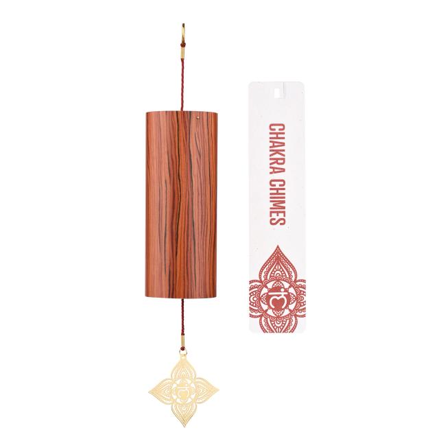 Carrilhão de Bambu Natural para Meditação e Decoração de Jardim - Sinos de Vento Relaxantes para Pátio e Casa