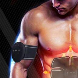 Aparelho de estimulação muscular elétrica sem fio, dispositivo de treino abdominal inteligente com tecnologia ems, para massagem modeladora, perda de peso e fitness - Image 4