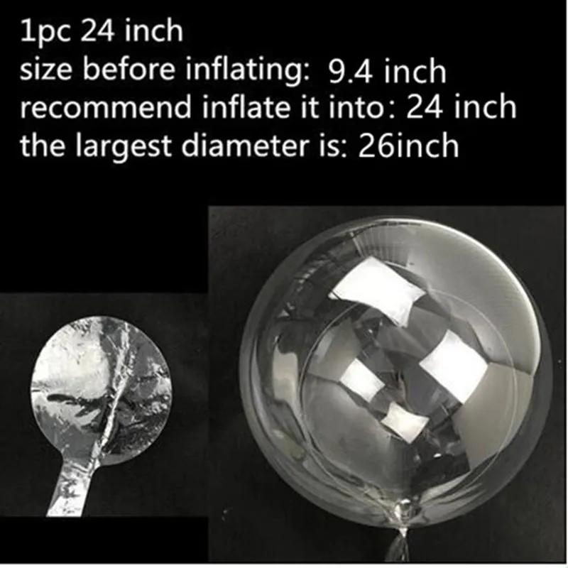 Lidar com balões LED com vara, luminoso, transparente, balões de hélio, casamento, decoração de aniversário, crianças brinquedo, luz balão - Image 1
