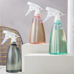 Spray de beleza para cabeleireiros, garrafas vazias de 500ml para animais de estimação pp, spray de água para uso doméstico, ferramentas transparentes para estilizar o cabelo - Image 1