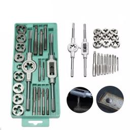 Ferramentas manuais, conjunto de torneiras galvanizadas, plugues de fios, parafusos de aço carbono, titânio, 20 peças de 1/16 ''-1/2'' despertador e liga de alta velocidade - Image 1