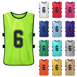 Camiseta esportiva secagem rápida, 6 peças/12 peças, para adultos e crianças, basquete, futebol, treinamento de equipe - Image 1
