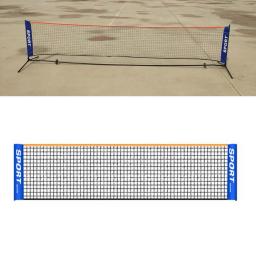 Rede de tênis de nylon mais grossa, dobrável e fácil configuração, rede para esportes ao ar livre, rede de tênis, malha de vôlei, exercício - Image 1