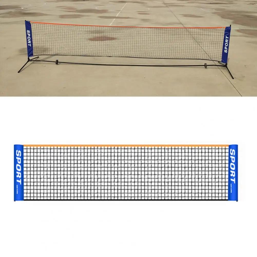 Rede de tênis de nylon mais grossa, dobrável e fácil configuração, rede para esportes ao ar livre, rede de tênis, malha de vôlei, exercício - Image 1