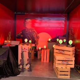 Jogo de arcada de tiro a laser zero atraso arcade kit para airsoft alvo simulador arma ruidoso máquina arcade jogo em casa peças conjunto - Image 1