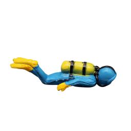 Estatueta modelo de cena em miniatura, Estatueta do mundo subaquático, Sea Explore Divers Decoração, Action Figures Brinquedos - Image 2
