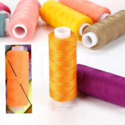 Kits de linhas de costura de 100 cores, 250 jardas por carretéis de linha de poliéster, agulhas de costura e enfiador de agulha para costura de bordado - Image 5