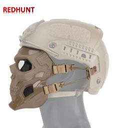 Airsoft paintball crânio esqueleto máscara tático máscara facial completa com proteção para os olhos capacete máscara para o jogo de paintball - Image 2