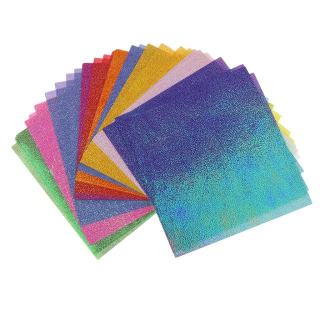 50 Folhas de Papel Cardstock Metalizado Perolado para Casamento, Scrapbook, Artesanato e Decoração de Festas