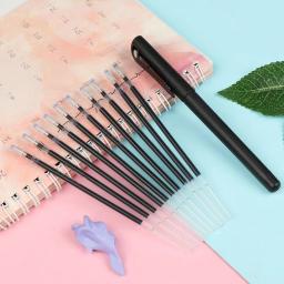 Kit de Caneta Desvanecer Automático, Reenchimento Mágico Desaparecendo, Canetas de Gel Invisíveis, Copybook Groove, Placa de Caligrafia, Ferramentas Práticas, 1 Conjunto - Image 5