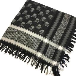 Tactical Desert Cotton Scarf para Homens e Mulheres, Caça Shemagh Scarf, Envoltório Árabe, 100x100cm - Image 1