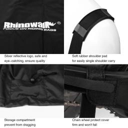 Rhinowalk-Portátil Mountain Bike Carry Bag, MTB Ciclismo Travel Bag, Acessórios de bicicleta, Desporto ao ar livre, 27,5 ", 700C, 2023 - Image 6