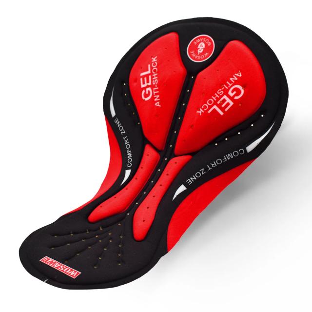 Shorts de Ciclismo Wosawe com Almofada 3D e 5D, Respirável e Acolchoado para Estrada, MTB e Equitação