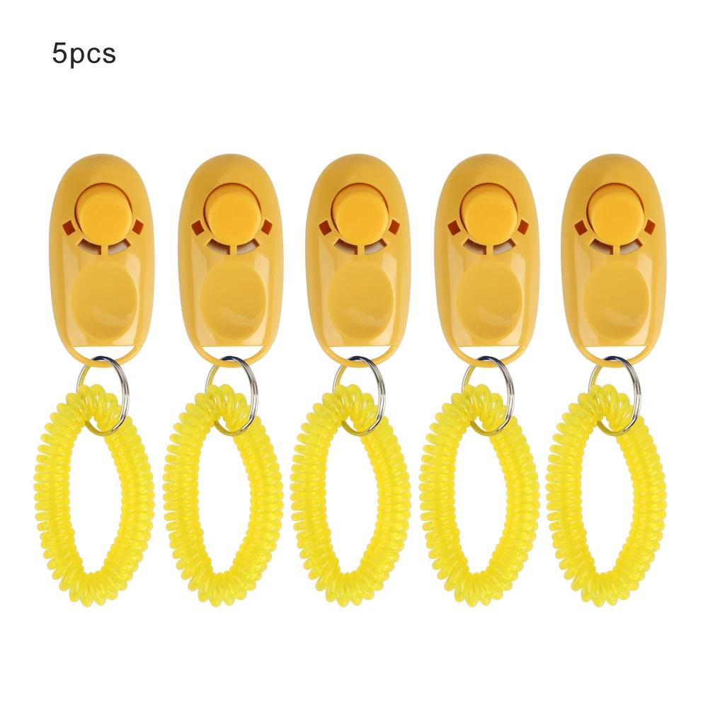 Clicker brinquedos para cão e gato treinamento, pet acessórios do treinamento, 5pcs - Image 1