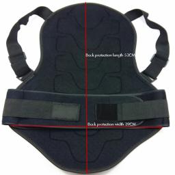 Motocicleta Armor Body Chest Voltar Spine Vest Protector Anti-Fall Vest Equipamento de proteção, EVA Almofada para Esqui Equitação Patinação - Image 2