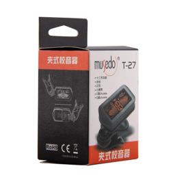 Musedo T-27 afinador de guitarra acústica elétrica digital lcd clip-on guitarra cromática baixo ukulele afinador de violino-ajuste rápido - Image 5