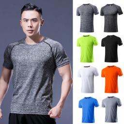 Camisa de esporte homens collants de fitness rápido seco correndo camiseta atlética desgaste roupas de ginástica sportswear camisetas camiseta correndo hombre - Image 3