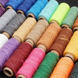 Fio de algodão encerado para artesanato, linha de costura à mão, acessórios de material para artesanato, rolo de 30m 150d (1mm) - Image 4