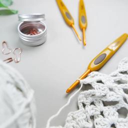 Agulha De Tricô De Trevo, Crochet Ganchos, Gancho do fio - Image 2