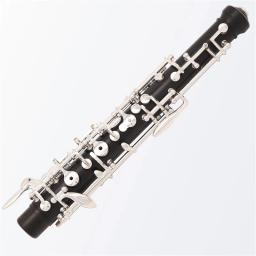 Grenadilla Ebony madeira oboé com caso, C Key, banhado a prata, profissional - Image 5