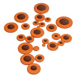 Tooyful Conjunto Completo de Alto Saxofone Pads para Yamaha, Saxofone Almofada, Peças de Reposição, 25 Pads - Image 3