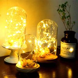 Inteligente FlashingRestaurant luzes rápidas e lentas com bateria de 3 botões, luzes LED string, decoração para o Natal, festa de casamento, 5pcs - Image 5