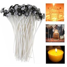 20 pçs vela wicks prática diy vela que faz a vela de algodão pavio pré-encerado wicks vela que faz acessórios 9/12/15/17/20cm - Image 3