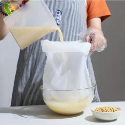 Saco de filtro de fermentação caseira de cerveja, sacola de filtro de malha de nylon para fervura de malte, ferramenta coador de comida, porca, suco, leite - Image 1