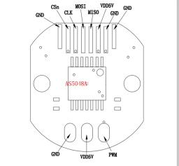 AS5048A 14bit Alta Precisão Encoder Magnético W Pwm/spi Porto Para Alexmos Basecam 3 Axis Brushless Cardan/ptz Encoder Motor - Image 5