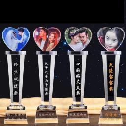 Troféu De Cristal Personalizado Para Decoração De Casa, Pode Adicionar Fotos Como Prêmio, Prêmio De Filme De Esportes, Entrega Em Seu Próprio - Image 4