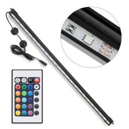 Controle remoto aquário tanque de peixes subaquática à prova dairágua airstone bolha ar led barra luz lâmpada multicolorido colorchanging fonte - Image 2