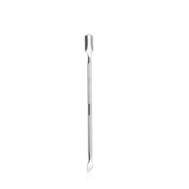 Empurrador de Cutícula em Aço Inoxidável Duplo Lado com Cabeça Limpa - 130*8mm, Ideal para Manicure e Remoção de Gel, 1 Peça