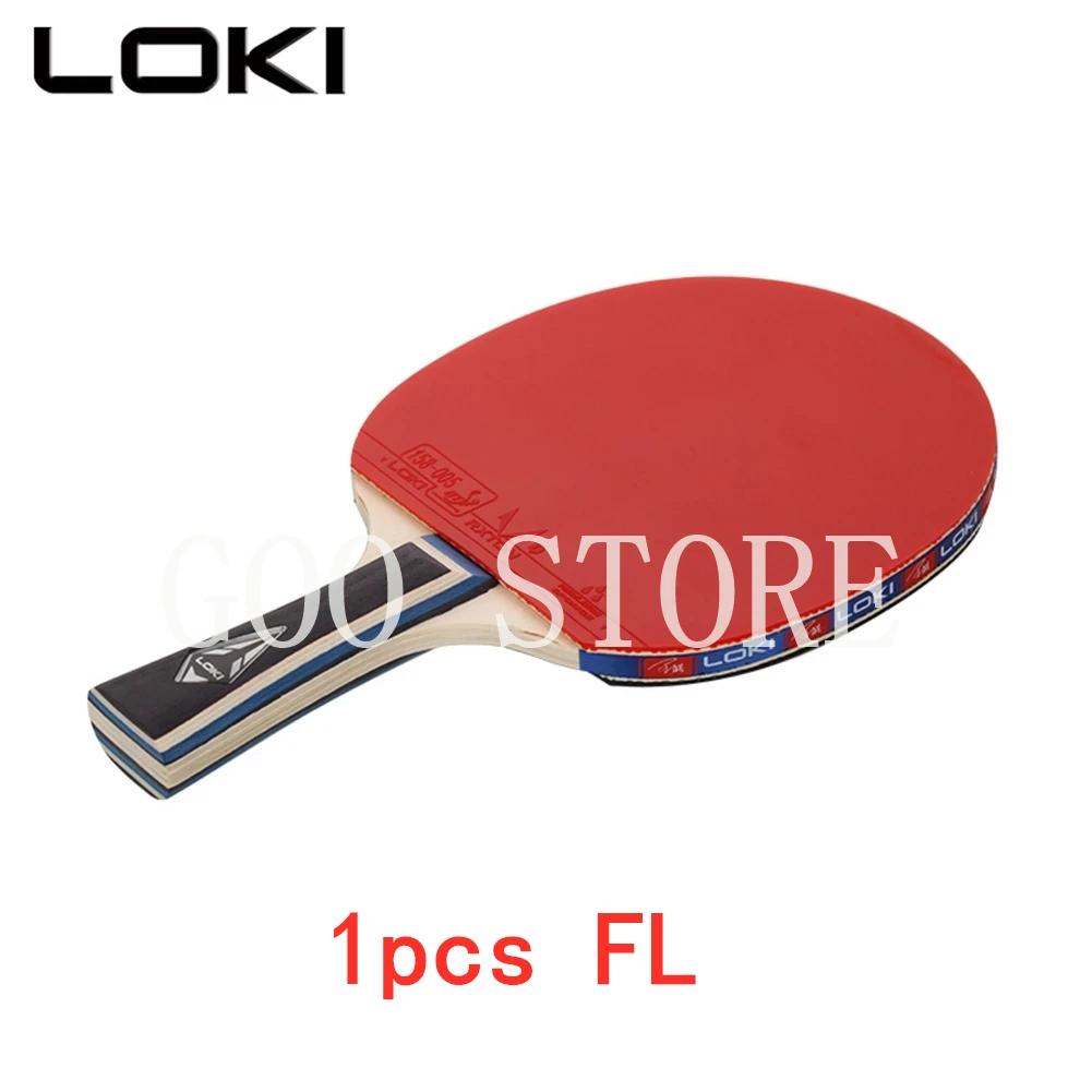 LOKI-Mesa Profissional Tênis Raquete Set, Tubo De Fibra De Carbono, Tech Ping Pong Bat, Poderoso Paddle Bat, Competição, K1000 - Image 1