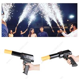 Pistola pirotécnica fria, atirador manual, fonte de palco para festa, fogos de artifício, sistema de disparo de faísca, casamento, show pirotecnico, clube, noiva - Image 4