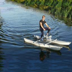 Dever livre de impostos portátil bicicleta de água inflável caiaque barco esporte mar pedal água para água esporte iate para parque aquático - Image 1