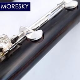 Moresky-clarinete bb, clarinete de madeira, ébano, 17 chaves, almofada, granadilla, sib, clarinete m6 - Image 5