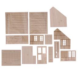Kits De Modelo De Construção De Dioramas Militares, Cena De Casa De Arquitetura, Escala 1:35 - Image 6