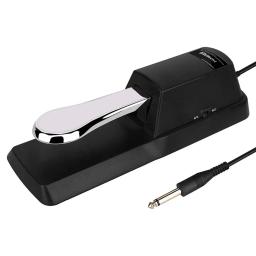 Pedal de sustentação de piano, pedal midi de sustentação do teclado para casio yamaha roland, pedal elétrico de sustentação, pedal amortecedor - Image 1