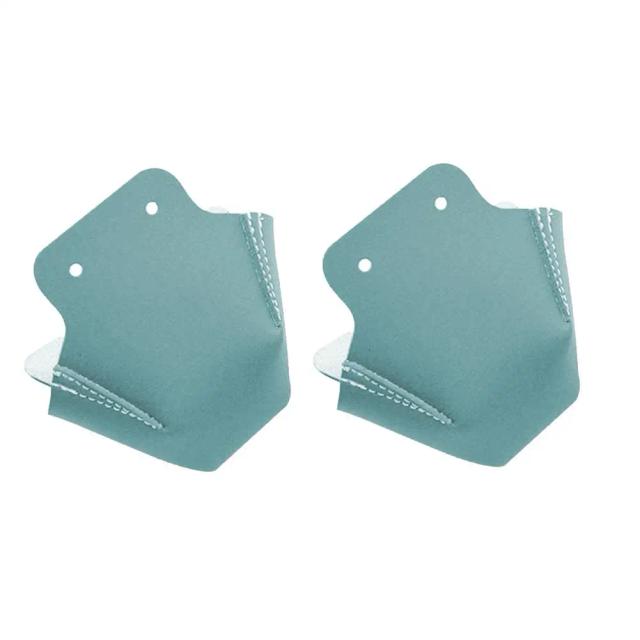 Conjunto de 2 Protetores de Couro Artificial para Roller Skate - Proteção Anti-Choque para Patins Quad