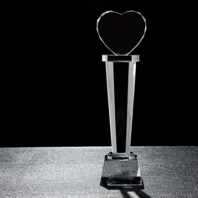 Troféu de Cristal Personalizado para Decoração, Ideia Criativa para Prêmios de Esportes e Cinema com Opção de Adicionar Fotos