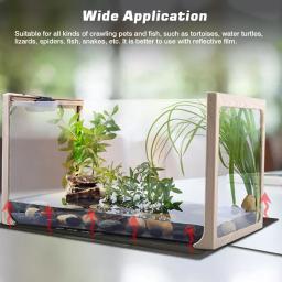 Tapete de aquecimento para répteis, tapete de aquecimento à prova d'água, controle de temperatura, incubadora, ferramentas para tartarugas, cobra, lagarto - Image 3