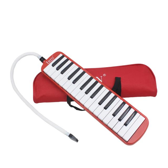 32 Teclas de Piano Melódico: Caixa de Órgão Acordeão para Sopro com Bordo e Gaita Boca Portátil