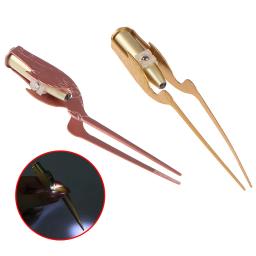 Pinças de aço inoxidável com lanterna LED, Earpick, ferramenta limpa, orelha e nariz pinças, 1 x - Image 1