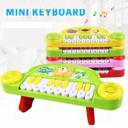 Mini Piano Eletrônico para Crianças, Teclado, Instrumento Musical, Brinquedo com 10 Músicas Demo Pré-carregadas, Presentes para Crianças - Image 1