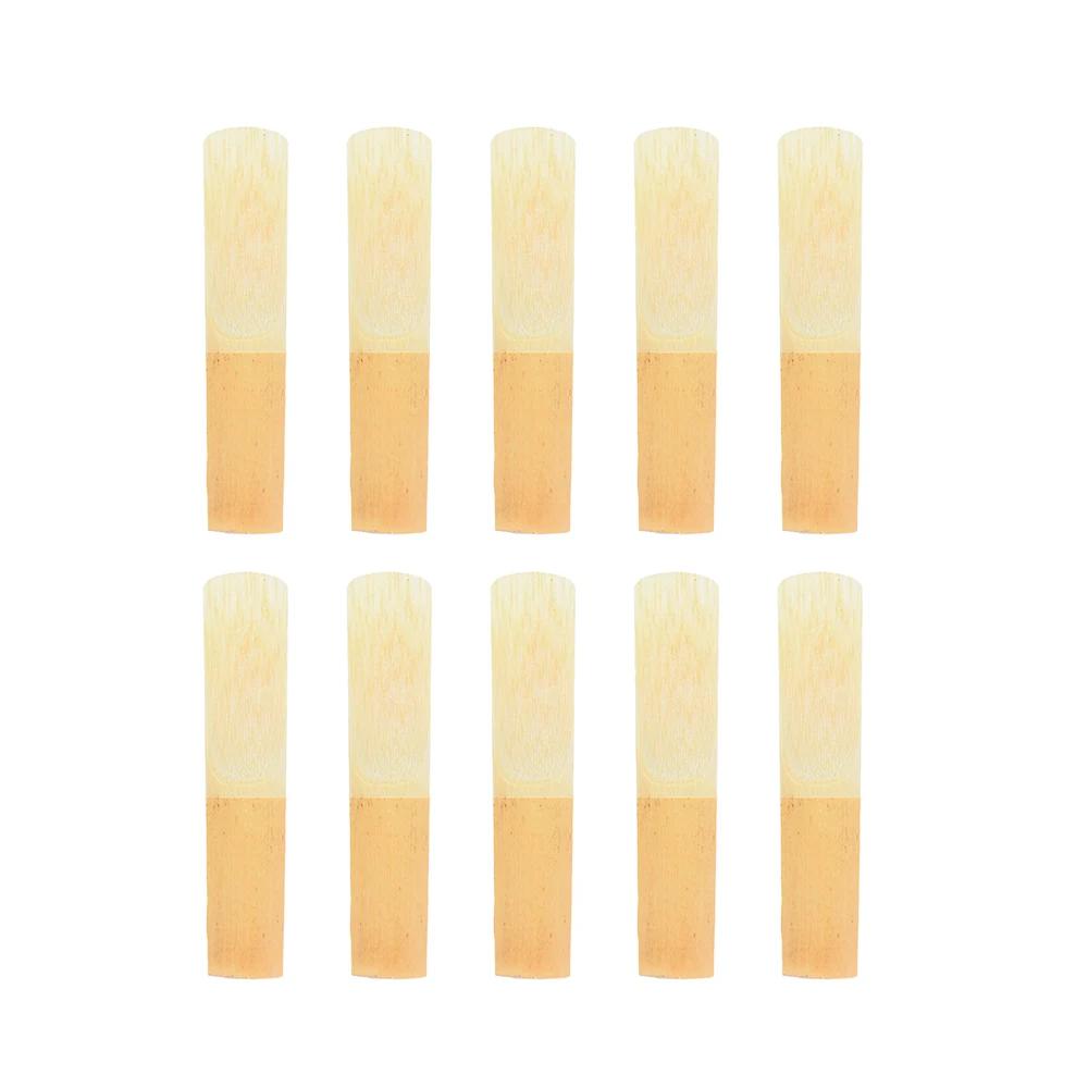 10pcs Força 2.5 Bb Saxofone Tenor Sax Bambu Reeds Saxofone Reeds Acessórios para Bb Saxofone Tenor - Image 1