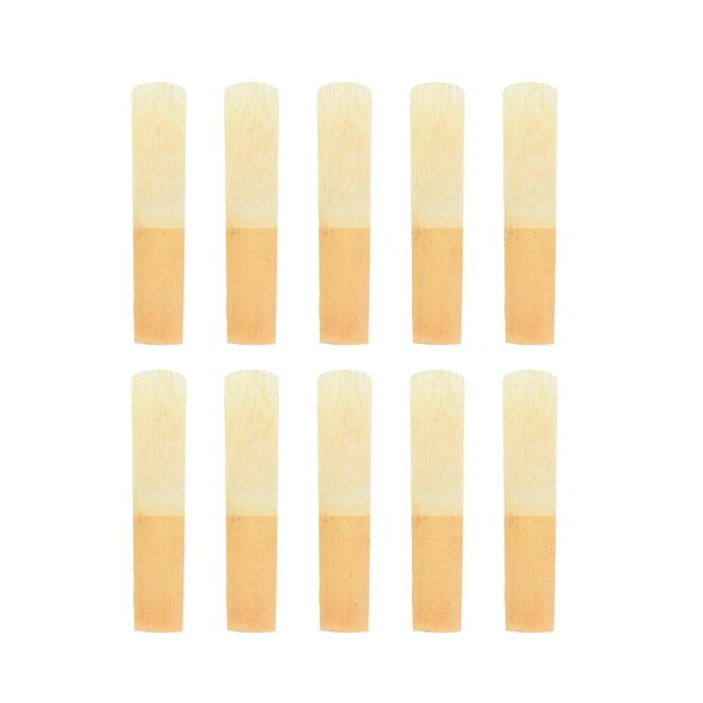 Conjunto de 10 Reeds de Bambu para Saxofone Tenor Bb - Acessórios Essenciais para Músicos